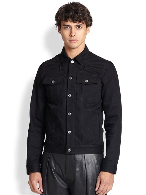 givenchy biker jacket men outfit|Givenchy denim jacket.